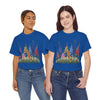 Wildflowers, Graphic T-Shirts for Women, Floral Shirt, Womens Short Sleeve, Ladies Graphic Tees #5120TTS