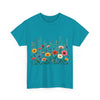 Wildflowers, Graphic T-Shirts for Women, Floral Shirt, Womens Short Sleeve, Ladies Graphic Tees #5113TTS