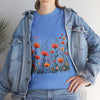 Wildflowers, Graphic T-Shirts for Women, Floral Shirt, Womens Short Sleeve, Ladies Graphic Tees #5102TTS
