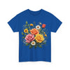 Wildflowers and Pink & Yellow Roses, Graphic T-Shirts for Women, Floral Shirt, Womens Short Sleeve, Ladies Graphic Tees #5144TTS