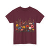 Wildflowers, Graphic T-Shirts for Women, Floral Shirt, Womens Short Sleeve, Ladies Graphic Tees #5113TTS