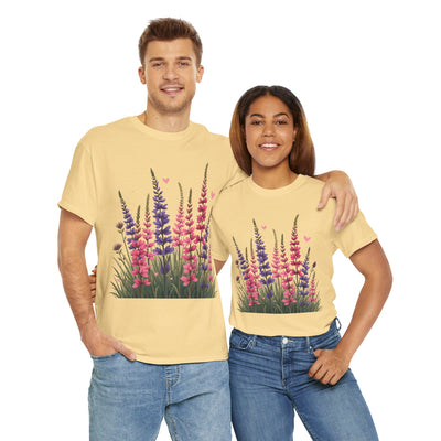 Wildflowers, Graphic T-Shirts for Women, Floral Shirt, Womens Short Sleeve, Ladies Graphic Tees #5119TTS