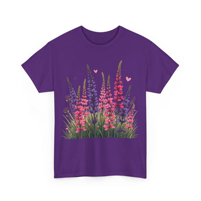 Wildflowers, Graphic T-Shirts for Women, Floral Shirt, Womens Short Sleeve, Ladies Graphic Tees #5119TTS