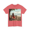 Have You Forgiven Your Ex?  Woman on Bench Looking at Waves, Forgiving T-Shirt, Forgiveness, Relationship Healing Top #5002STS