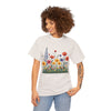 Wildflowers, Graphic T-Shirts for Women, Floral Shirt, Womens Short Sleeve, Ladies Graphic Tees #5117TTS