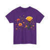 Wildflowers and a Yellow Rose, Graphic T-Shirts for Women, Floral Shirt, Womens Short Sleeve, Ladies Graphic Tees #5010TTS