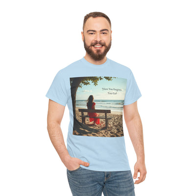 Have You Forgiven Your Ex?Woman on Bench Looking at Waves, Forgiving T-Shirt, Forgiveness, Relationship Healing Top #5002STS
