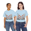 Wildflowers, Graphic T-Shirts for Women, Floral Shirt, Womens Short Sleeve, Ladies Graphic Tees #5102TTS