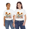 Sunflowers & Wildflowers, Graphic T-Shirts for Women, Floral Shirt, Womens Short Sleeve, Ladies Graphic Tees #5154TTS