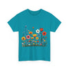 Wildflowers, Graphic T-Shirts for Women, Floral Shirt, Womens Short Sleeve, Ladies Graphic Tees #5115TTS