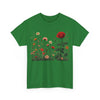 Wildflowers and a Red Rose, Graphic T-Shirts for Women, Floral Shirt, Womens Short Sleeve, Ladies Graphic Tees #5008TTS