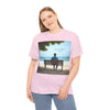 Have You Forgiven Your Ex?  Man on Bench Looking at Waves, Forgiving T-Shirt, Forgiveness, Relationship Healing Top #5005STS