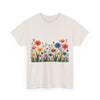 Wildflowers, Graphic T-Shirts for Women, Floral Shirt, Womens Short Sleeve, Ladies Graphic Tees #5112TTS