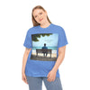Have You Forgiven Your Ex?  Man on Bench Looking at Waves, Forgiving T-Shirt, Forgiveness, Relationship Healing Top #5005STS