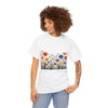 Wildflowers, Graphic T-Shirts for Women, Floral Shirt, Womens Short Sleeve, Ladies Graphic Tees #5112TTS