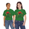 Wildflowers and a Red Rose, Graphic T-Shirts for Women, Floral Shirt, Womens Short Sleeve, Ladies Graphic Tees #5007TTS