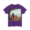 Have You Forgiven Your Ex?  Woman on Bench Looking at Waves, Forgiving T-Shirt, Forgiveness, Relationship Healing Top #5002STS