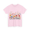 Wildflowers, Graphic T-Shirts for Women, Floral Shirt, Womens Short Sleeve, Ladies Graphic Tees #5113TTS