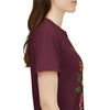 Wildflowers and Pink & Yellow Roses, Graphic T-Shirts for Women, Floral Shirt, Womens Short Sleeve, Ladies Graphic Tees #5149TTS