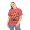 Wildflowers and Pink & Yellow Roses, Graphic T-Shirts for Women, Floral Shirt, Womens Short Sleeve, Ladies Graphic Tees #5140TTS