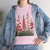 Wildflowers, Graphic T-Shirts for Women, Floral Shirt, Womens Short Sleeve, Ladies Graphic Tees #5122TTS