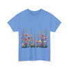 Wildflowers, Graphic T-Shirts for Women, Floral Shirt, Womens Short Sleeve, Ladies Graphic Tees #5104TTS