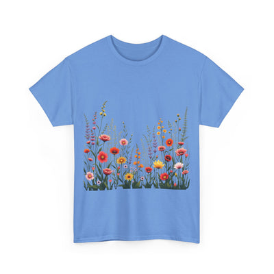 Wildflowers, Graphic T-Shirts for Women, Floral Shirt, Womens Short Sleeve, Ladies Graphic Tees #5104TTS
