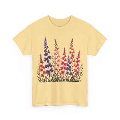 Wildflowers, Graphic T-Shirts for Women, Floral Shirt, Womens Short Sleeve, Ladies Graphic Tees #5118TTS
