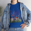 Wildflowers, Graphic T-Shirts for Women, Floral Shirt, Womens Short Sleeve, Ladies Graphic Tees #5125TTS