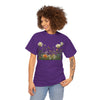 Wildflowers and White Roses, Graphic T-Shirts for Women, Floral Shirt, Womens Short Sleeve, Ladies Graphic Tees #5039TTS