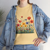 Wildflowers, Graphic T-Shirts for Women, Floral Shirt, Womens Short Sleeve, Ladies Graphic Tees #5117TTS
