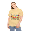 Wildflowers, Graphic T-Shirts for Women, Floral Shirt, Womens Short Sleeve, Ladies Graphic Tees #5114TTS