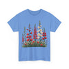 Wildflowers, Graphic T-Shirts for Women, Floral Shirt, Womens Short Sleeve, Ladies Graphic Tees #5122TTS