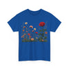 Wildflowers and a Red Rose, Graphic T-Shirts for Women, Floral Shirt, Womens Short Sleeve, Ladies Graphic Tees #5008TTS