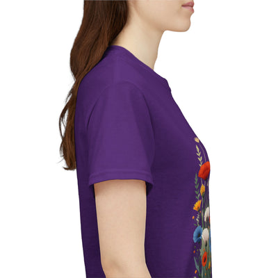 Wildflowers, Graphic T-Shirts for Women, Floral Shirt, Womens Short Sleeve, Ladies Graphic Tees #5108TTS