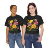 Wildflowers and Pink & Yellow Roses, Graphic T-Shirts for Women, Floral Shirt, Womens Short Sleeve, Ladies Graphic Tees #5148TTS