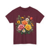 Wildflowers and Pink & Yellow Roses, Graphic T-Shirts for Women, Floral Shirt, Womens Short Sleeve, Ladies Graphic Tees #5144TTS