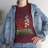 Wildflowers, Graphic T-Shirts for Women, Floral Shirt, Womens Short Sleeve, Ladies Graphic Tees #5122TTS