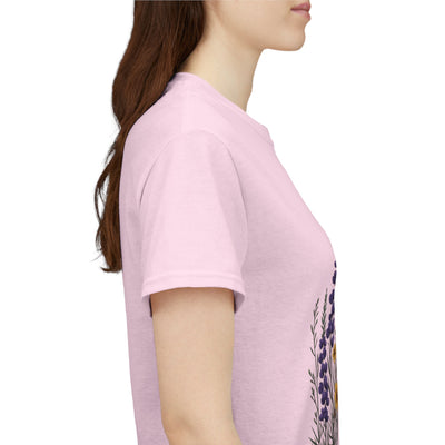 Wildflowers, Graphic T-Shirts for Women, Floral Shirt, Womens Short Sleeve, Ladies Graphic Tees #5124TTS