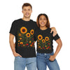 Sunflowers & Wildflowers, Graphic T-Shirts for Women, Floral Shirt, Womens Short Sleeve, Ladies Graphic Tees #5154TTS