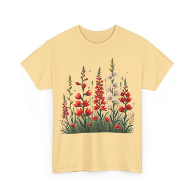 Wildflowers, Graphic T-Shirts for Women, Floral Shirt, Womens Short Sleeve, Ladies Graphic Tees #5122TTS