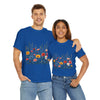 Wildflowers, Graphic T-Shirts for Women, Floral Shirt, Womens Short Sleeve, Ladies Graphic Tees #5113TTS