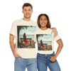 Have You Forgiven Your Ex?  Woman on Bench Looking at Waves, Forgiving T-Shirt, Forgiveness, Relationship Healing Top #5002STS