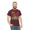 Wildflowers and Orange Roses, Graphic T-Shirts for Women, Floral Shirt, Womens Short Sleeve, Ladies Graphic Tees #5045TTS