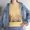 Wildflowers, Graphic T-Shirts for Women, Floral Shirt, Womens Short Sleeve, Ladies Graphic Tees #5104TTS