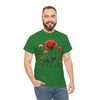 Wildflowers and a Red Rose, Graphic T-Shirts for Women, Floral Shirt, Womens Short Sleeve, Ladies Graphic Tees #5007TTS