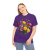 Wildflowers and Pink & Yellow Roses, Graphic T-Shirts for Women, Floral Shirt, Womens Short Sleeve, Ladies Graphic Tees #5138TTS