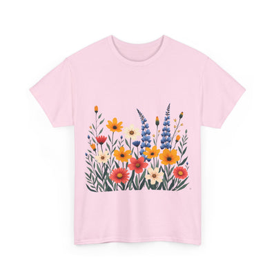 Wildflowers, Graphic T-Shirts for Women, Floral Shirt, Womens Short Sleeve, Ladies Graphic Tees #5111TTS