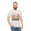 Wildflowers, Graphic T-Shirts for Women, Floral Shirt, Womens Short Sleeve, Ladies Graphic Tees #5117TTS