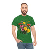 Wildflowers and Pink & Yellow Roses, Graphic T-Shirts for Women, Floral Shirt, Womens Short Sleeve, Ladies Graphic Tees #5138TTS